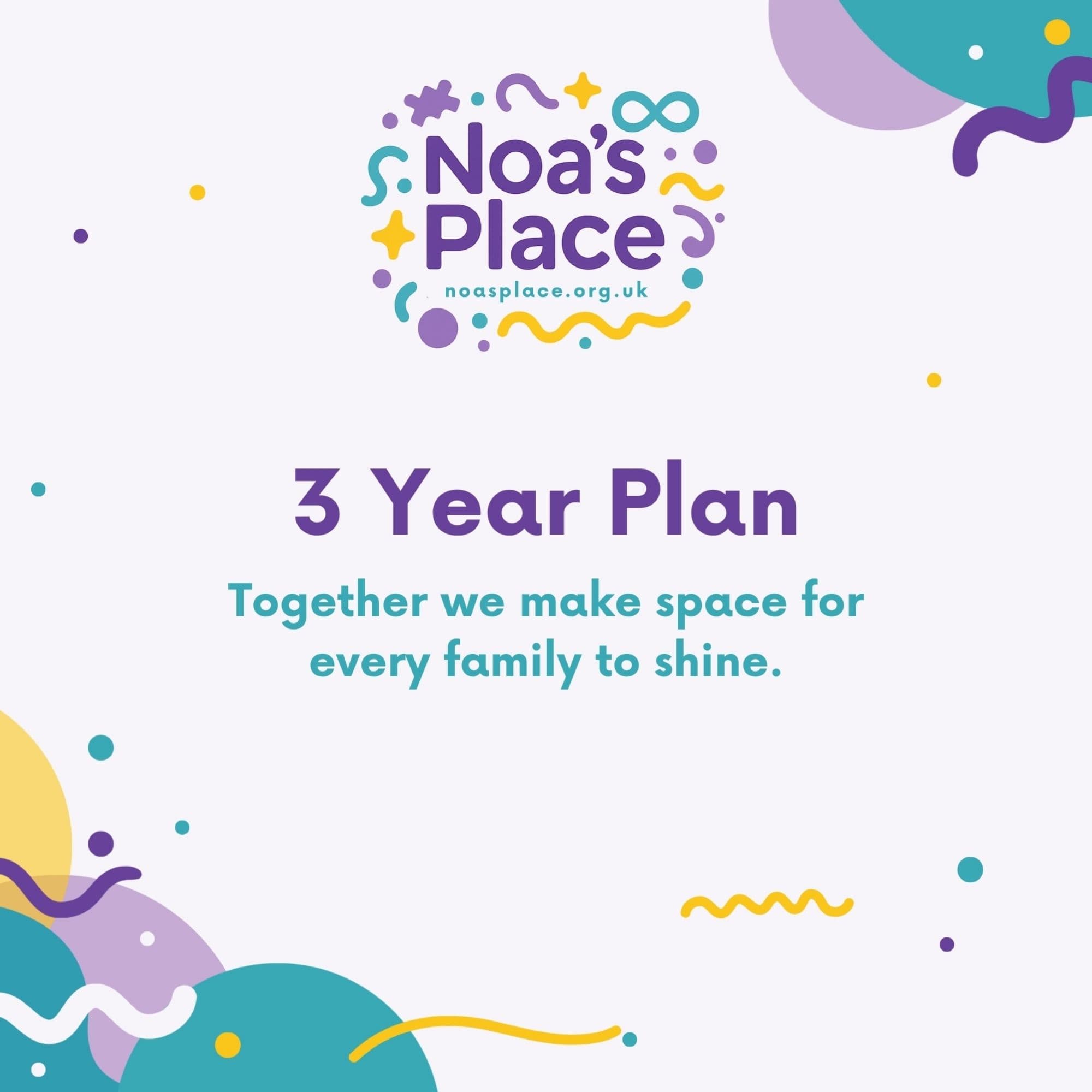 Cover of Noa's Place 3 Year Plan document