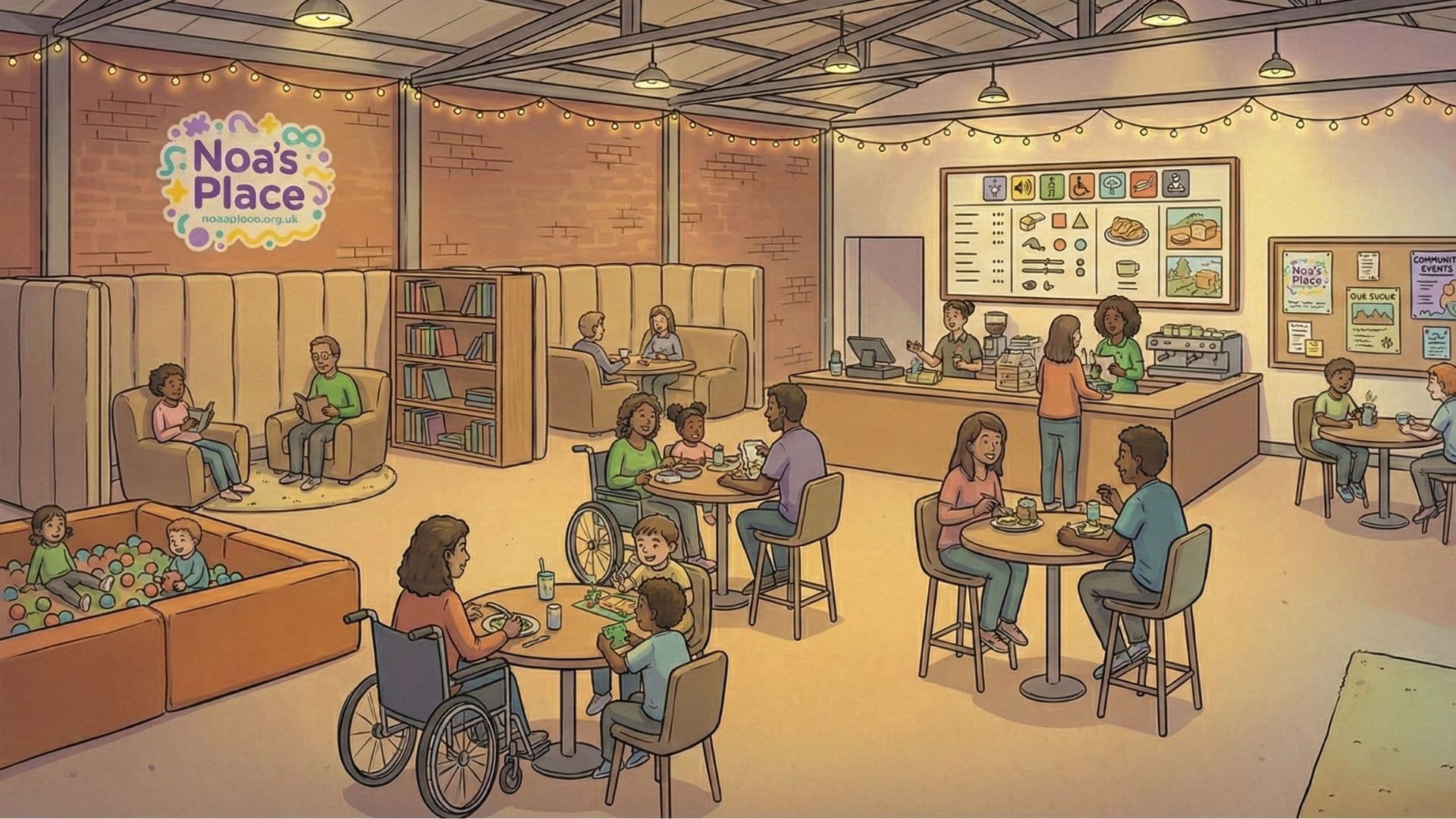 Welcoming community café space