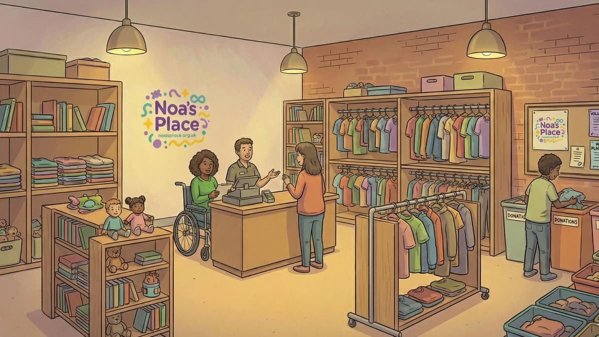 Our charity shop supporting the community