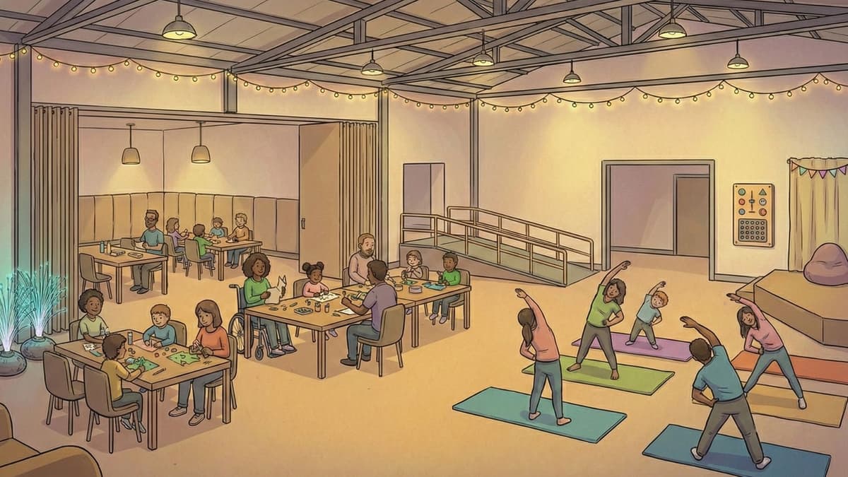 Flexible event and activity spaces