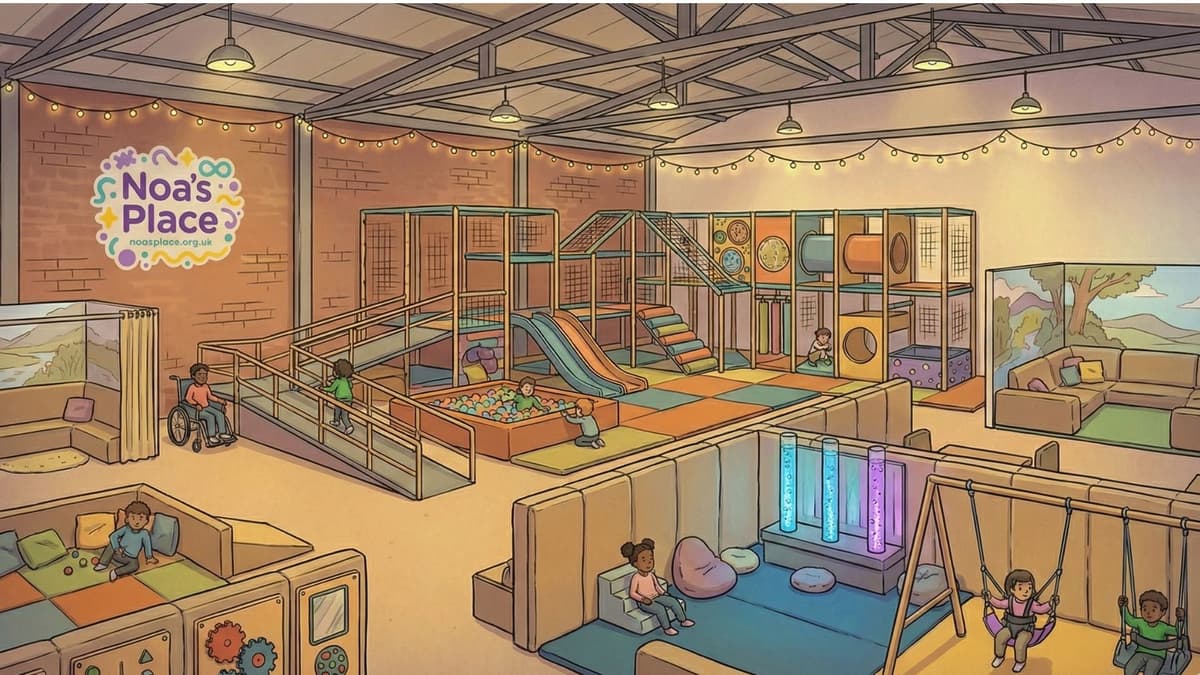 Indoor playground and soft play area