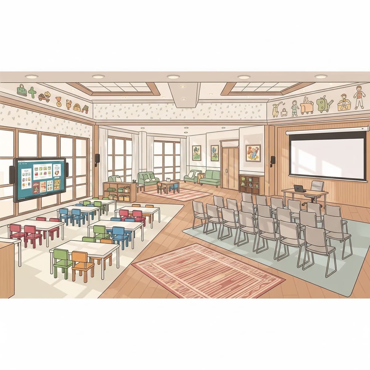 Flexible event and activity spaces