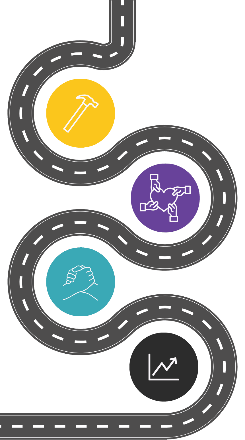 Strategic roadmap illustration