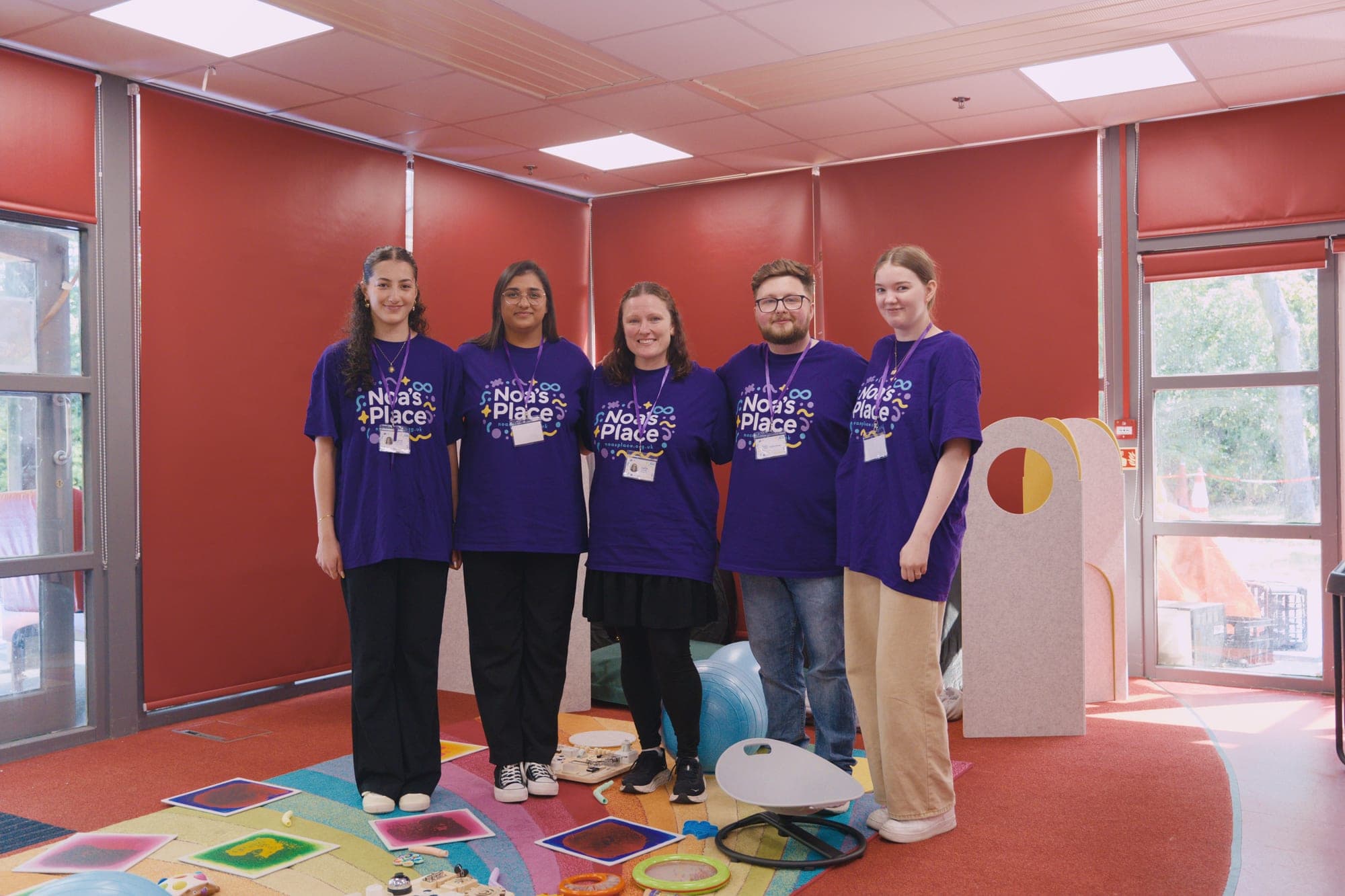 The Noa's Place team together, ready to support families